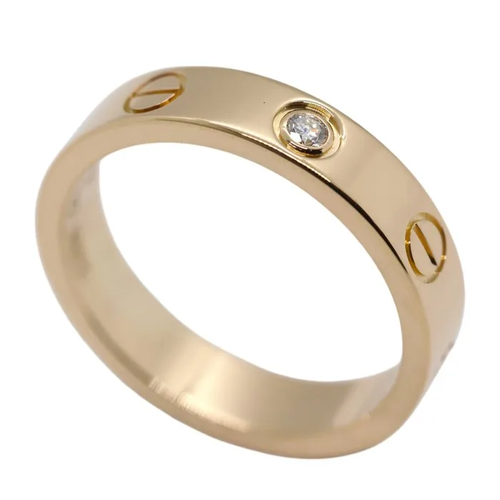 Cartier - Ring - Love small model - 18 kt. Rose gold - 1 Diamond