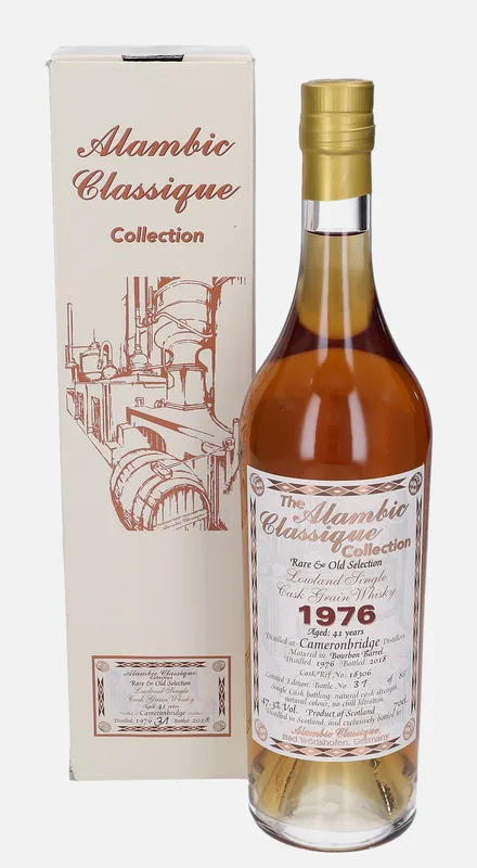 Cameronbridge – 1976 41 Year Old Alambic Classique Rare & Old Selection