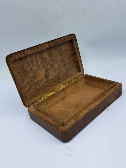 Coffret de Bureau - Box - jewelry box - Burr walnut - Solid Carrot Nut