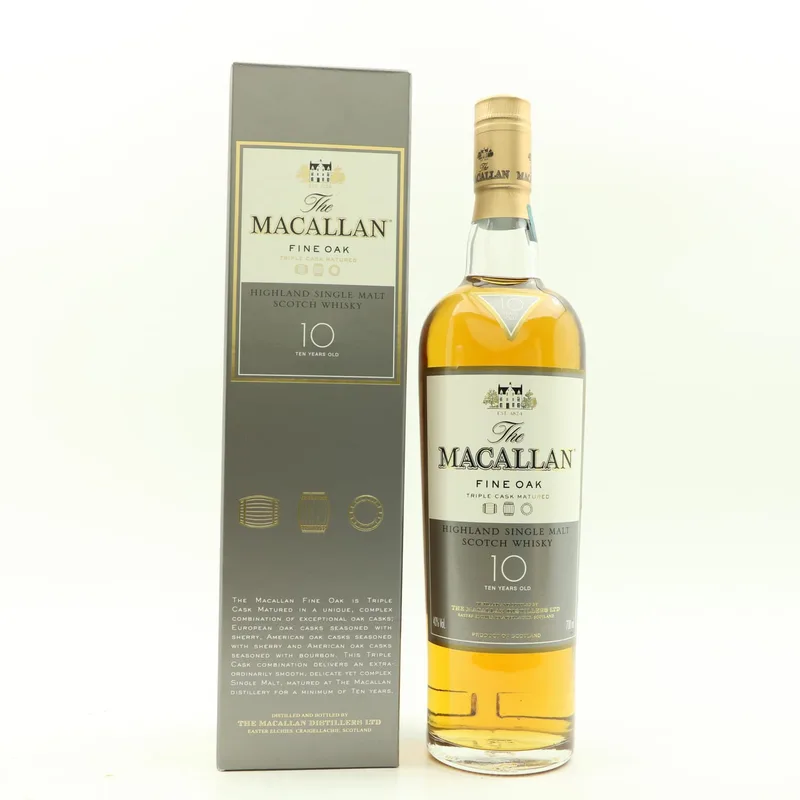 Macallan – 10 Year Old Fine Oak Triple Cask (70cl, 40%)