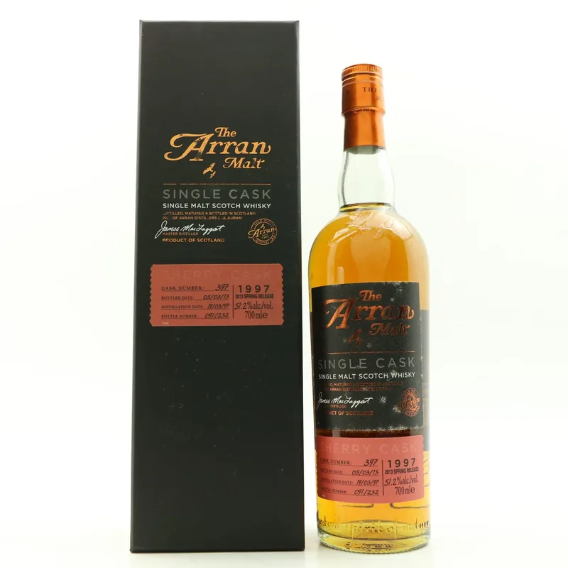Arran – 1997 Sherry Single Cask #397 2013 Spring Release (70cl, 51.2%)