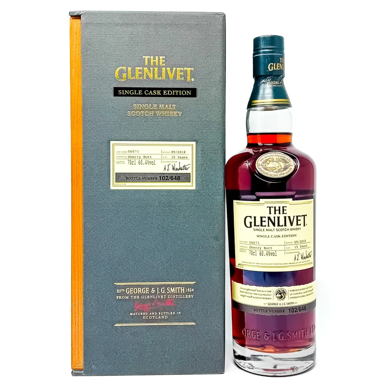 Glenlivet – 15 Year Old Single Cask #56071 Single Malt Scotch Whisky