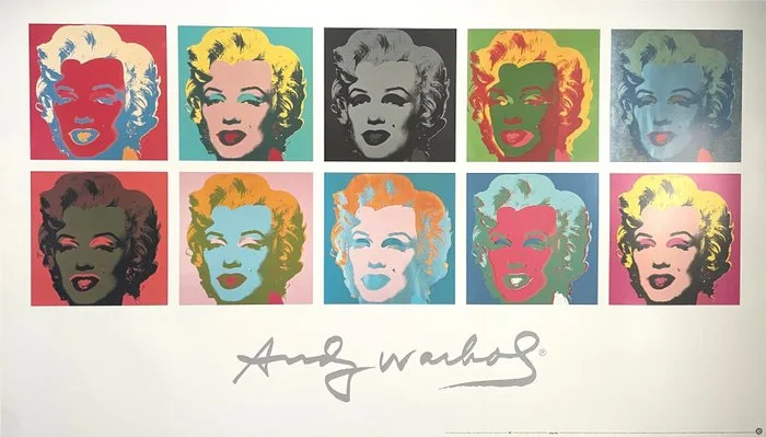 Andy Warhol (after) - Ten Marilyns II (XL Size) - 139x81 - TeNeues licensed offset print - 1993