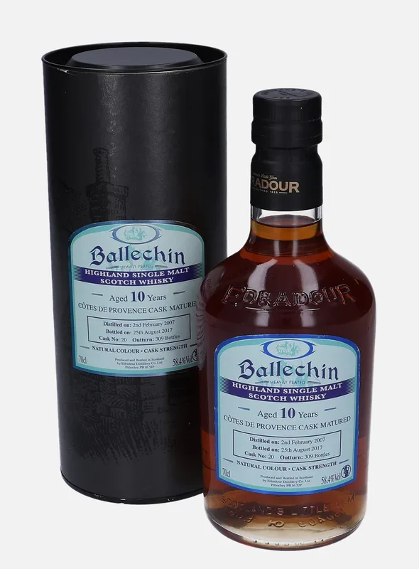 Edradour – 2007 10 Year Old (70cl, 58.4%)