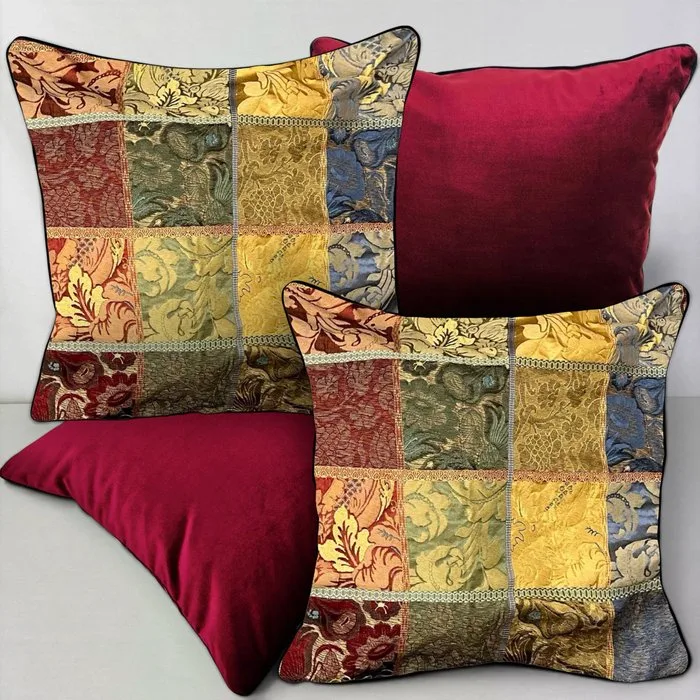 ETRO HOME- A tribute to ETRO's signature fabric - New set- Two cushions in a set of four - Cushion