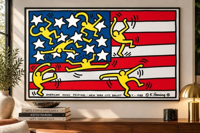 Keith Haring (after) - America Music Festival - New York City Ballet - 1990s