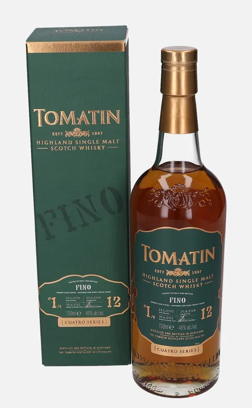 Tomatin – 2002 12 Year Old Cuatro Series (70cl, 46%)