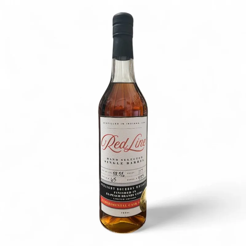 Red Line Single Barrel #485 Experimental Ex-Peach Brandy Cask Series Indiana Straight Bourbon (2024) (75cl, 58.5%)