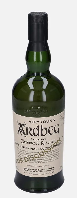 Ardbeg – Very Young 1997 6 Year Old Committee Reserve (70cl, 58.9%)
