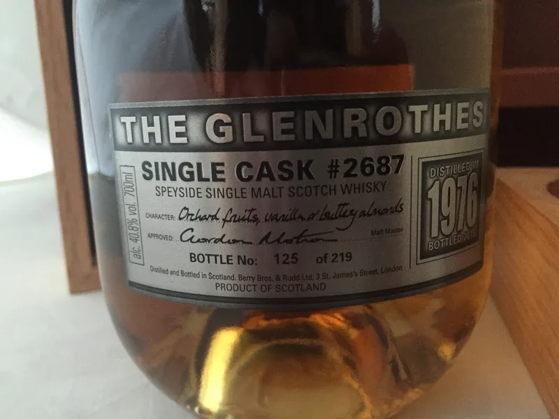 Glenrothes – 1976 39 Years Old Cask 2687