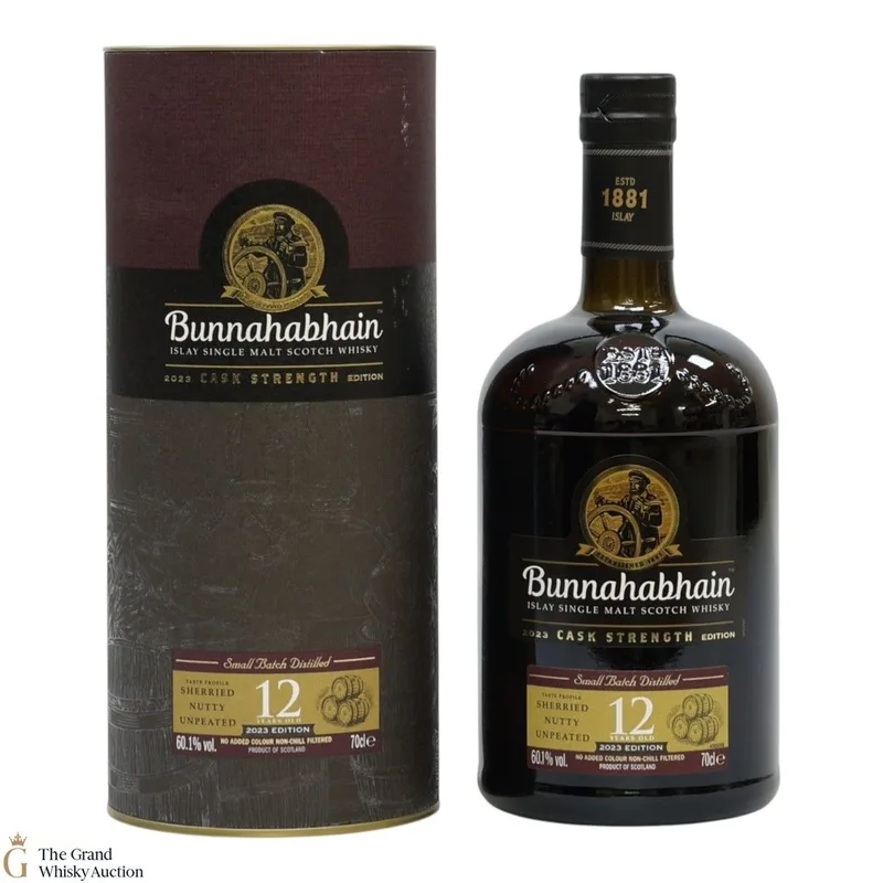 Bunnahabhain – 12 Year Old 2023 - Small Batch Cask Strength 60.1% (70cl, 60.1%)