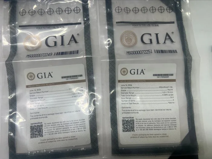 70 pcs Diamond (Natural) - 1.04 ct - Round - D (colourless), E, F, G, H - VVS1, VVS2 - Gemological Institute of America (GIA)