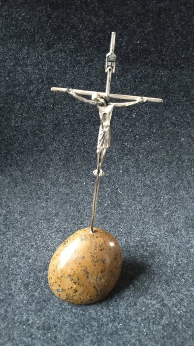 Decorative ornament - Spain - silver cross