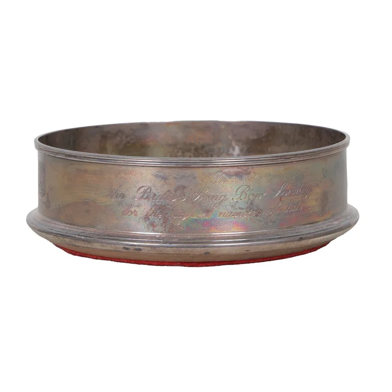 An Elizabeth II Silver Coaster