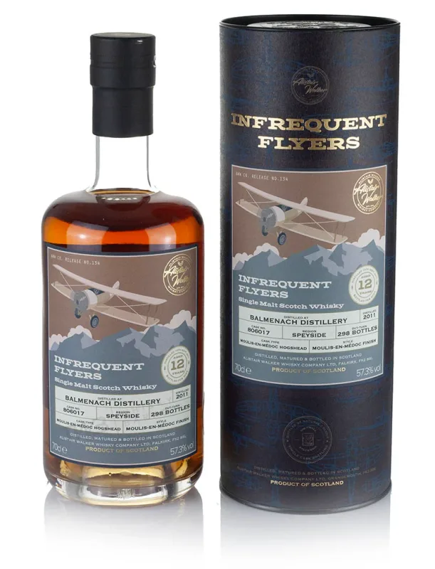 Balmenach – 12 Year Old 2011 Infrequent Flyers (57.3%)
