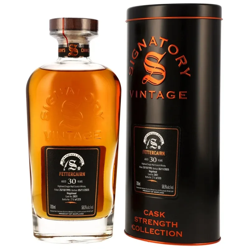 Fettercairn – 30 Year Old 1995/2025 Hogshead Signatory Vintage Symington's Choice