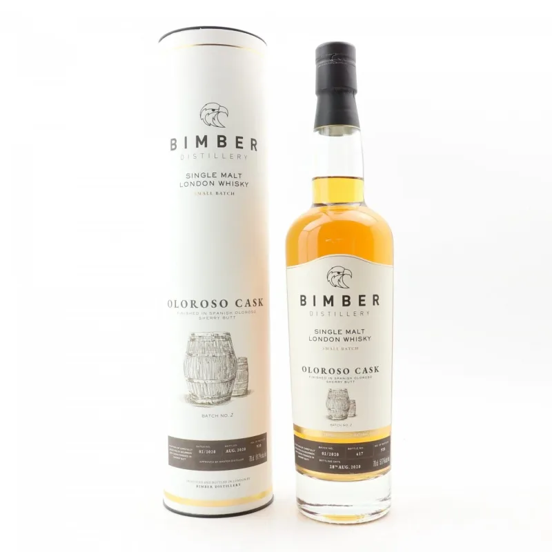 Bimber – Ex-Oloroso Cask Small Batch #2 English Single Malt Whisky (2016-2020) (70cl, 51.7%)