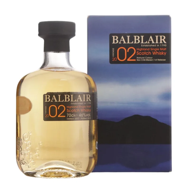 Balblair – 2002 Vintage 1st Release (70cl, 46.00%)