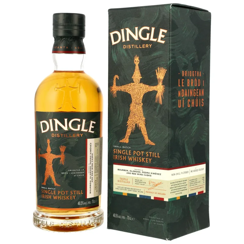 Dingle – Single Pot Still Bourbon, Oloroso, PX Sherry & Red Wine Casks