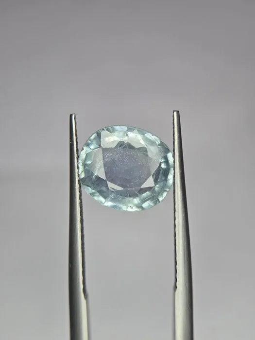 Blue Sapphire - 4.09 ct - Lotus Gemology - RARE - UNHEATED BURMA