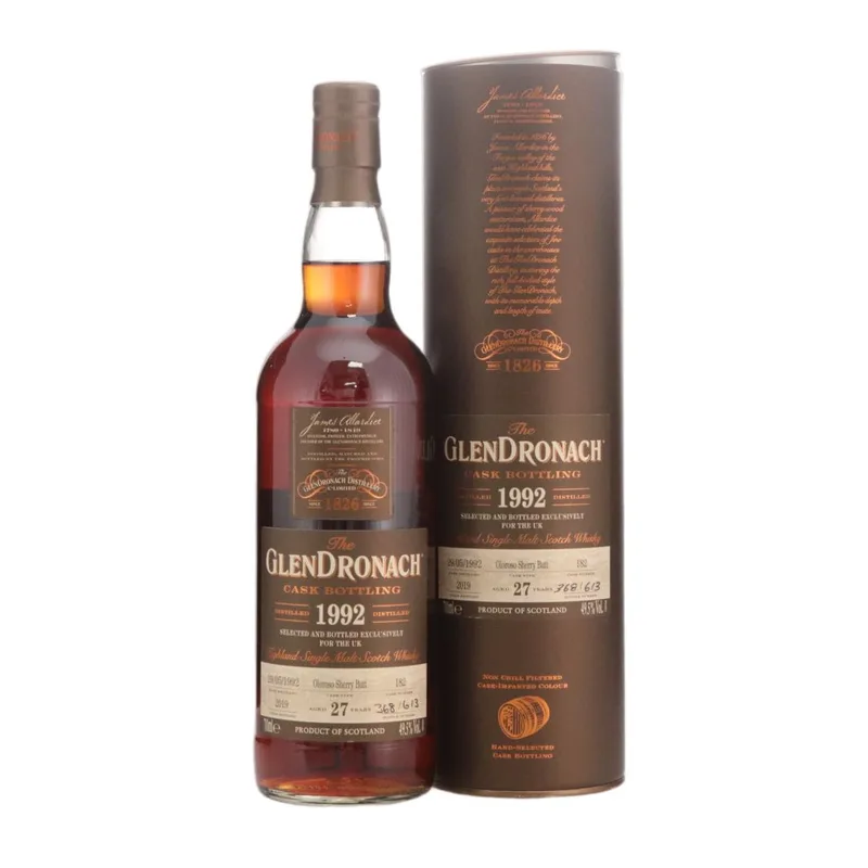 Glendronach – 1992 Cask Bottling 27 Year Old (70cl, 49.50%)
