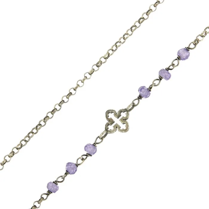 Tuum - Necklace Silver Amethyst