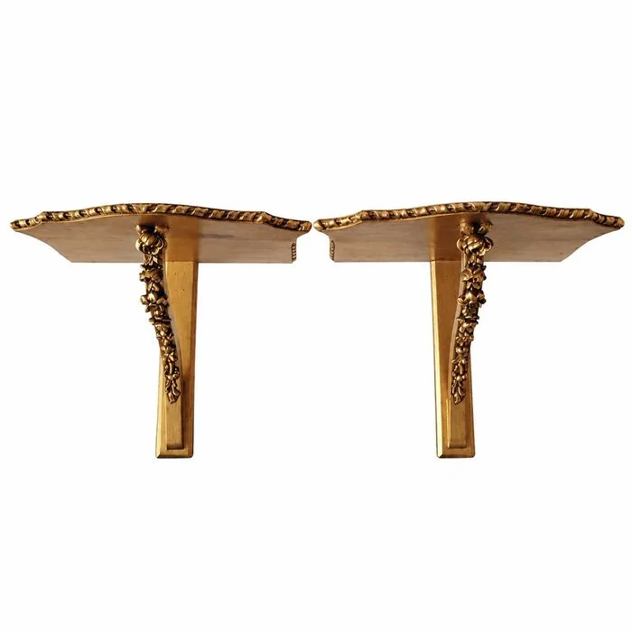 Rack (2) - Gilt wood