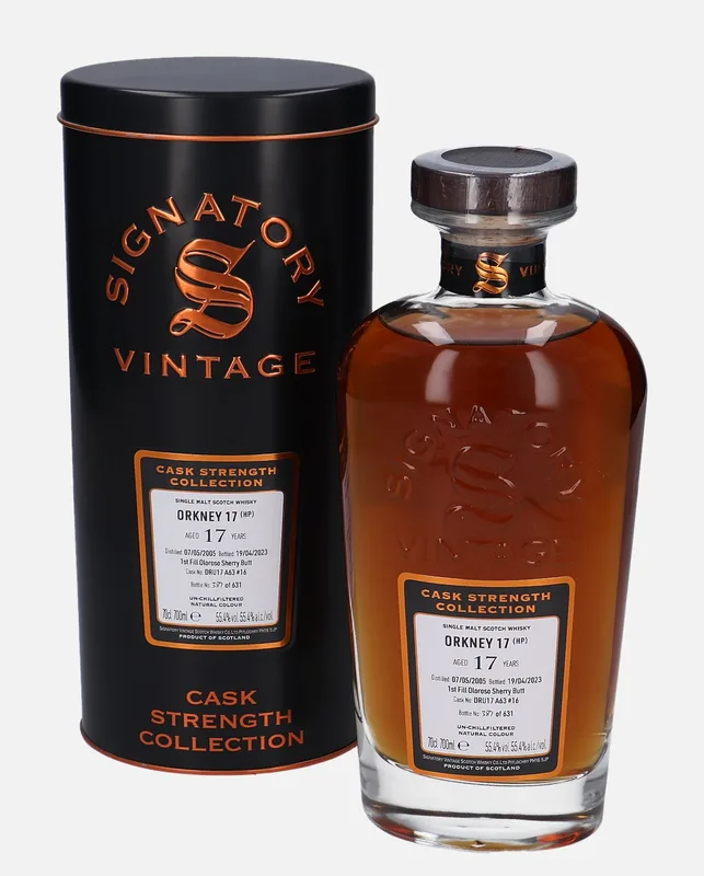 Unnamed Orkney (HP) – 2005 17 Year Old Signatory Vintage Scotch Whisky Co. Cask Strength Collection