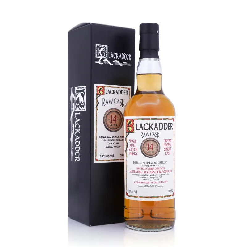 Blackadder Raw Cask Linkwood 14 Year Old 2010 First-fill PX Finish