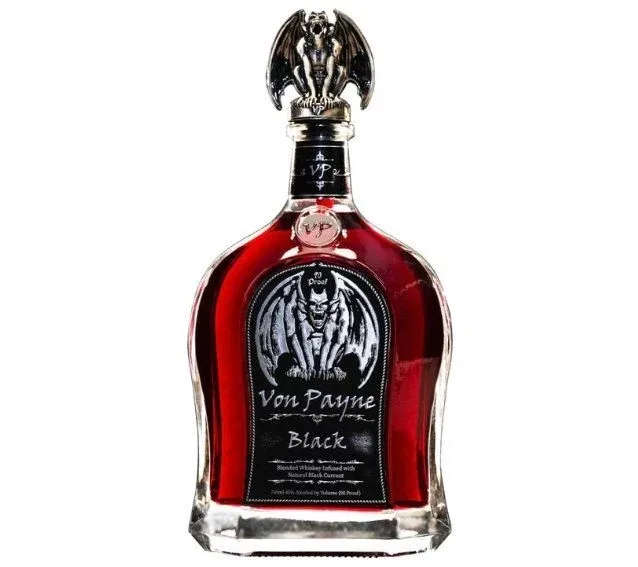 Von Payne Black Edition Blackcurrant Infused Florida Bourbon Whiskey (2025) (70cl, 45%)