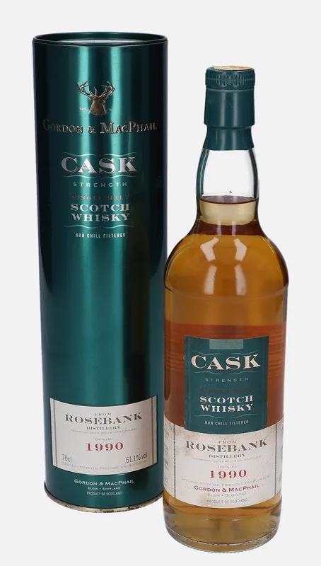 Rosebank – 1990 Gordon & MacPhail Cask Strength