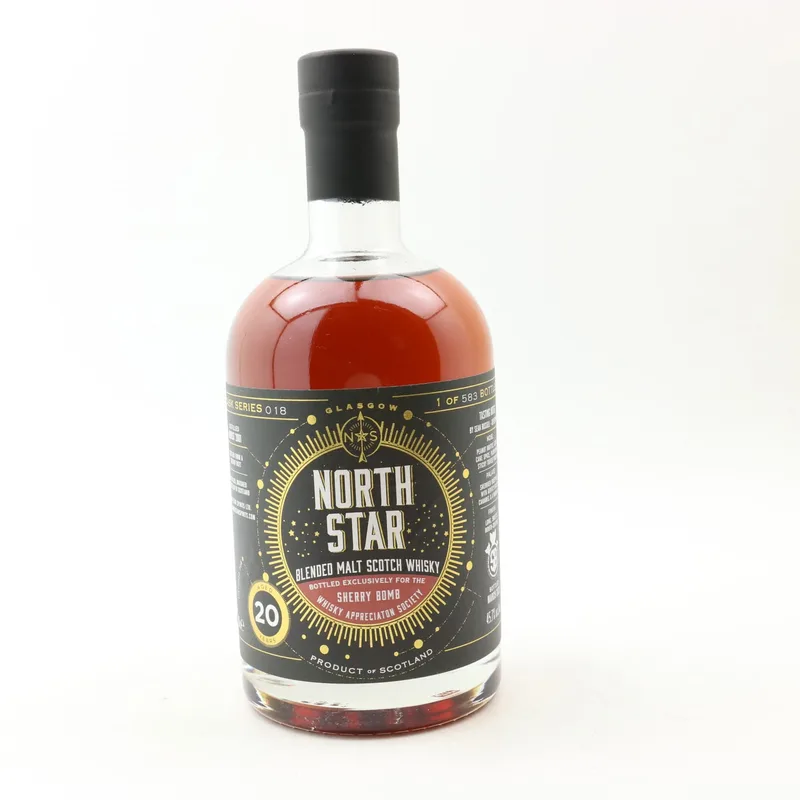 North Star 2001 20 Year Old For The Sherry Bomb Whisky Appreciation Society