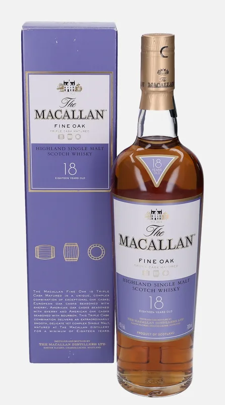 Macallan – 18 Year Old Fine Oak Triple Cask Matured