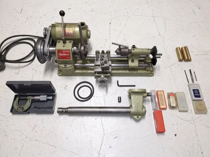 Watch maker tools - Emco Unimat SL lathe