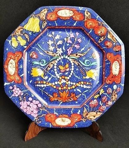Hermès "Marqueterie de Pierres D'Orient et D'Occident" - Plate - Porcelain