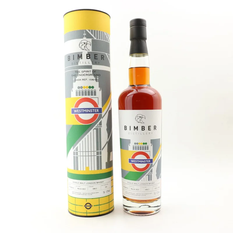 Bimber – Single Cask #108/2 The Spirit Of The Underground Westminster (70cl, 57.2%)