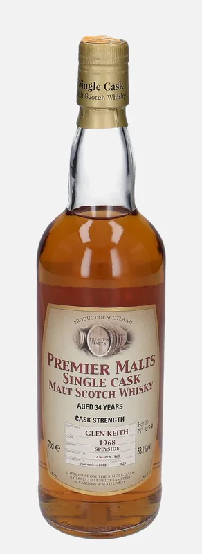 Glen Keith – 1968 34 Year Old Malcolm Pride Premier Malts