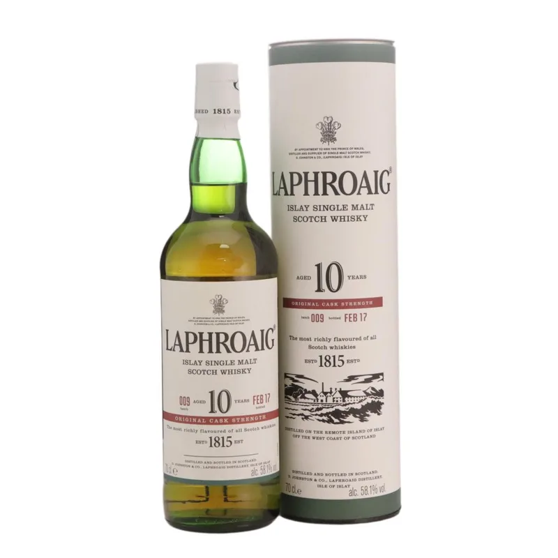 Laphroaig – 10 Year Old Original Cask Strength Batch 009 (70cl, 58.10%)
