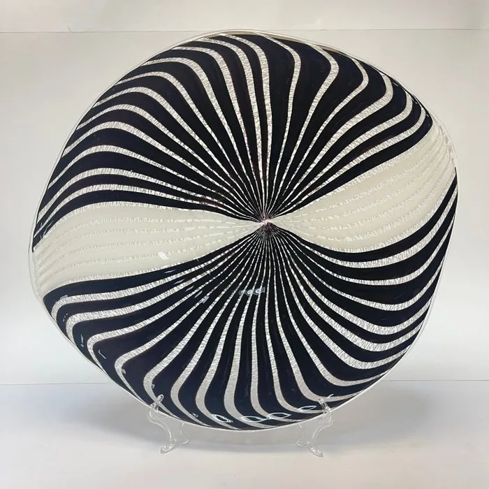 Michielotto - Plate - Murano glass - Large murrina