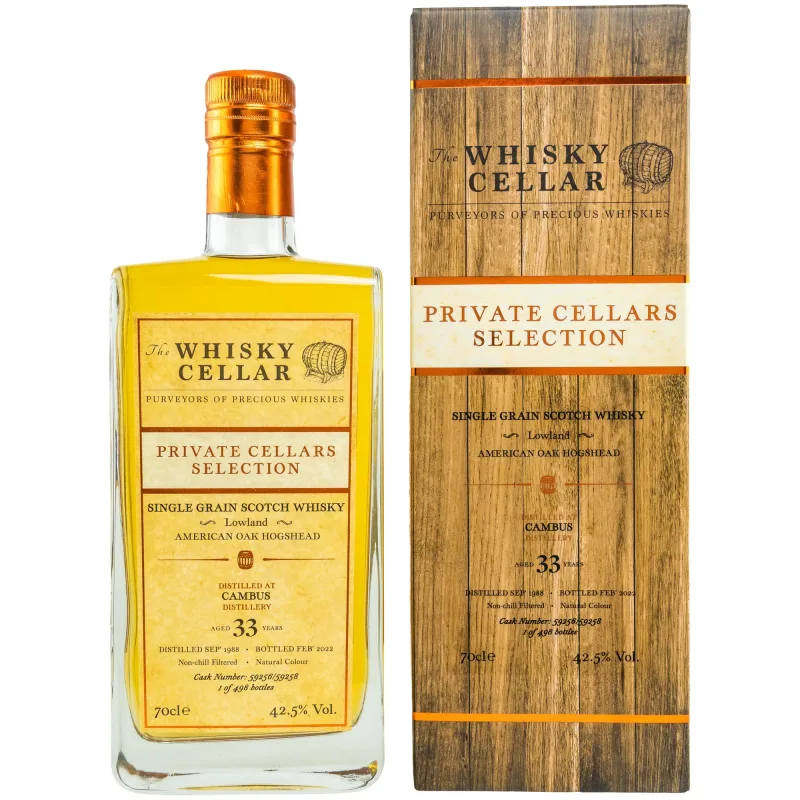 Cambus – 33 Year Old 1988/2022 The Whisky Cellar