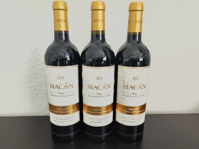 2010 Bodegas Benjamin de Rothschild & Vega Sicilia, Macán - Rioja DOCa - 3 Bottles (0.75L)