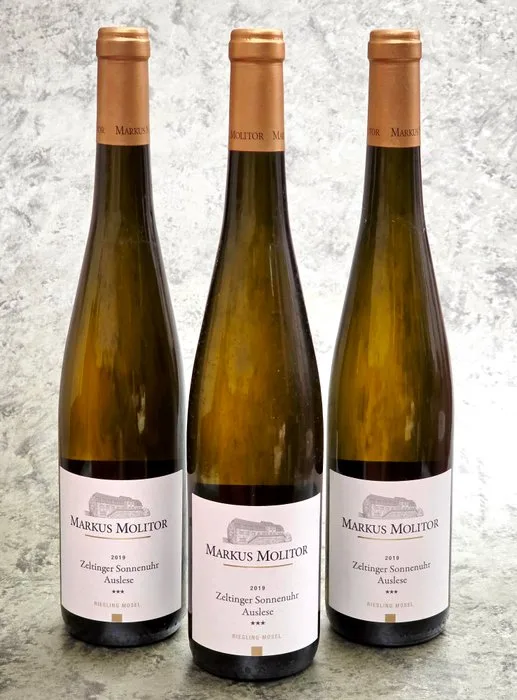 2019 Markus Molitor Zeltinger Sonnenuhr Goldene Kapsel - Mosel Auslese - 3 Bottle (0.75L)