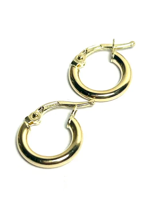 Hoop earrings - 18 kt. Yellow gold