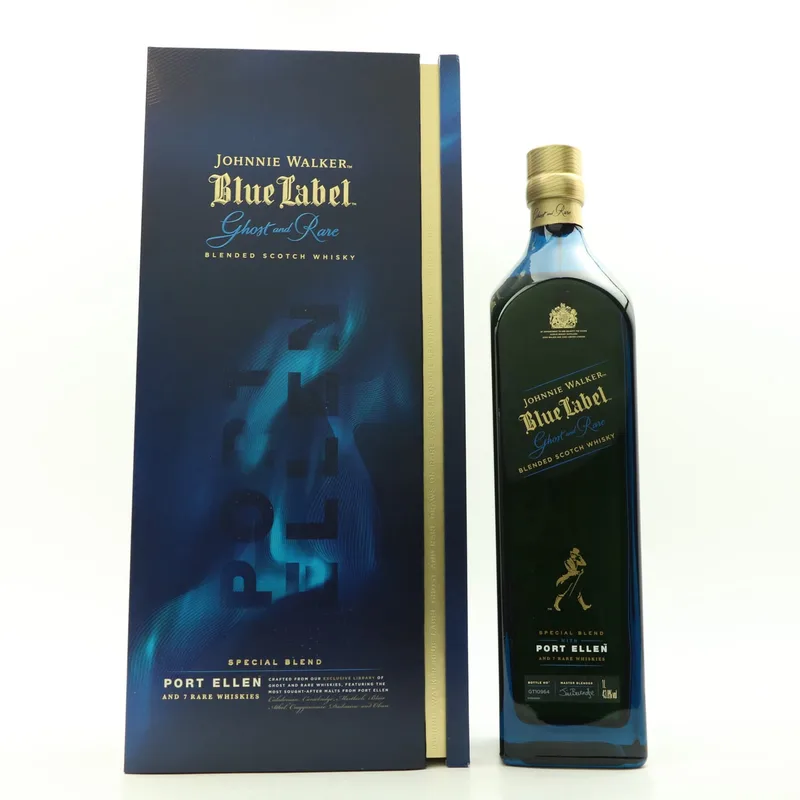 Johnnie Walker – Blue Label Ghost & Rare Port Ellen 1L (1L, 43.8%)