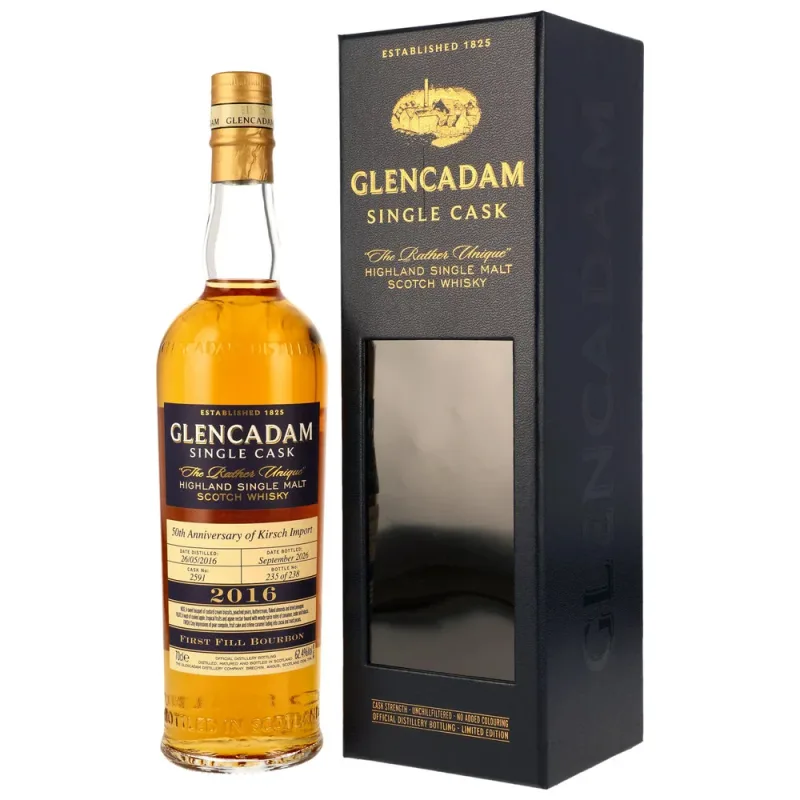 Glencadam – 10 Years Old 2016/2026 The Rather Unique 1st Fill Bourbon Cask