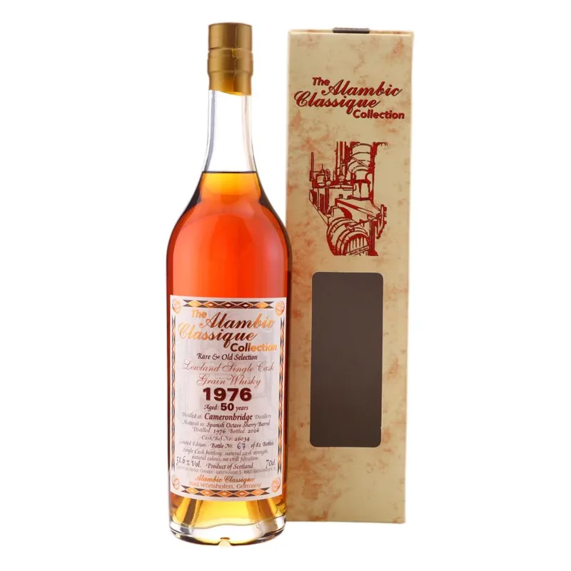 Cameronbridge – 1976 Rare & Old Selection 50 Year Old (70cl, 51.60%)