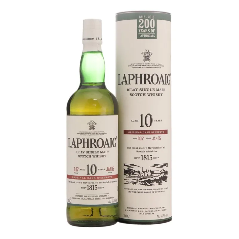 Laphroaig – 10 Year Old Original Cask Strength Batch 007