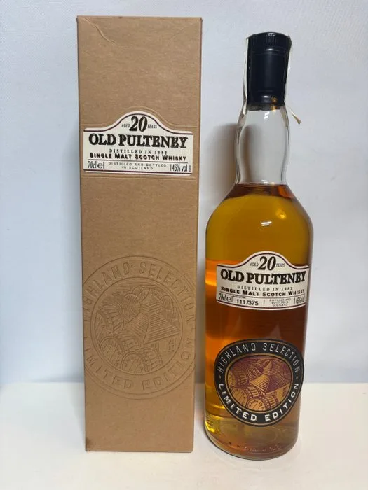 Old Pulteney 1982 20 years old Bourbon Cask - One of 375 - 70cl