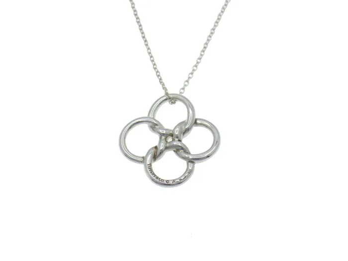 Tiffany & Co. - Necklace - Elsa Peretti Quadrifoglio 925 Silver