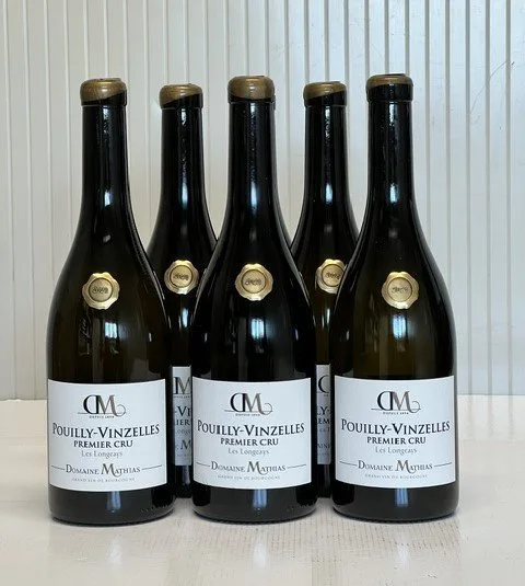 2024 Domaine Mathias "Aux Longeays" - Pouilly-Vinzelles 1er Cru - 6 Bottles (0.75L)